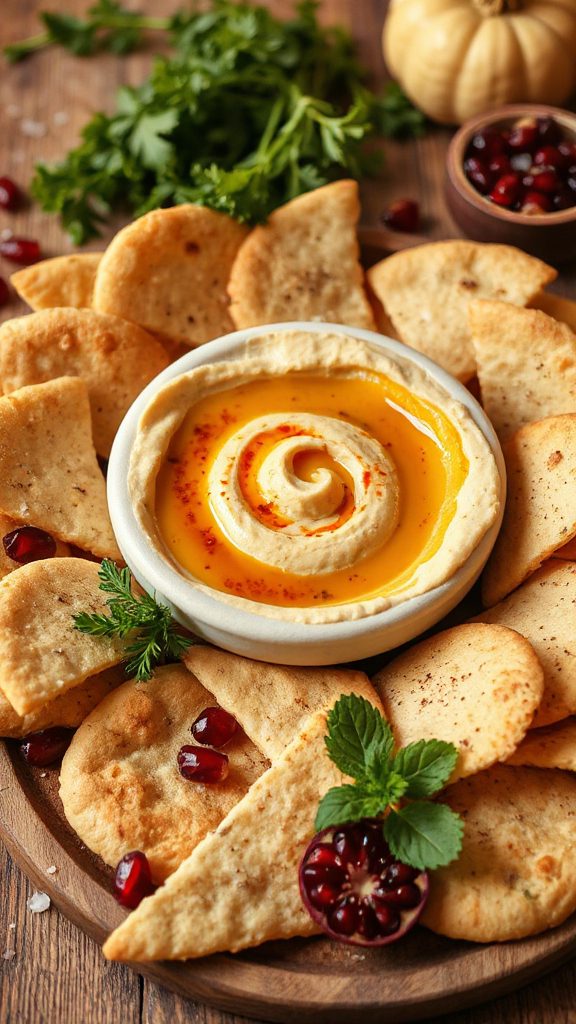 spicy harissa hummus appetizer spicy harissa hummus appetizer