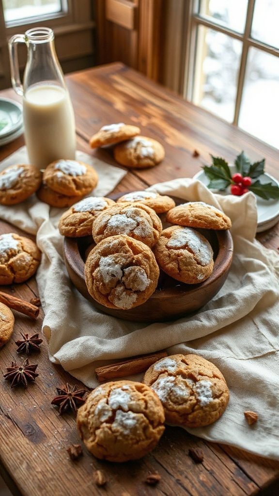 spicy holiday molasses cookies spicy holiday molasses cookies