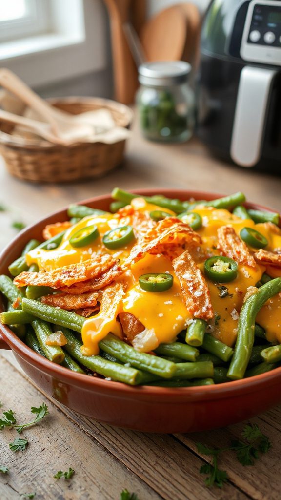 spicy jalape o green bean casserole