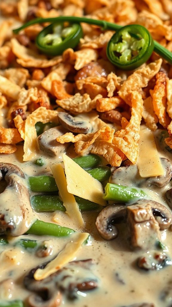 spicy jalape o green bean casserole spicy jalape o green bean casserole