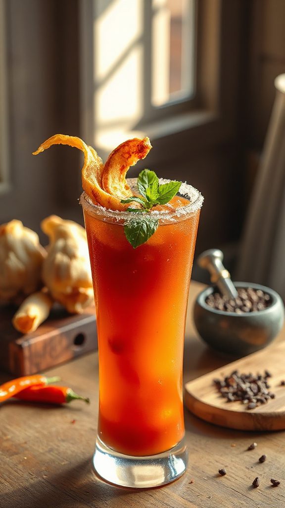 spicy jerusalem artichoke cocktail