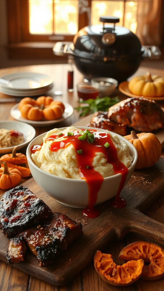 spicy korean mashed potatoes