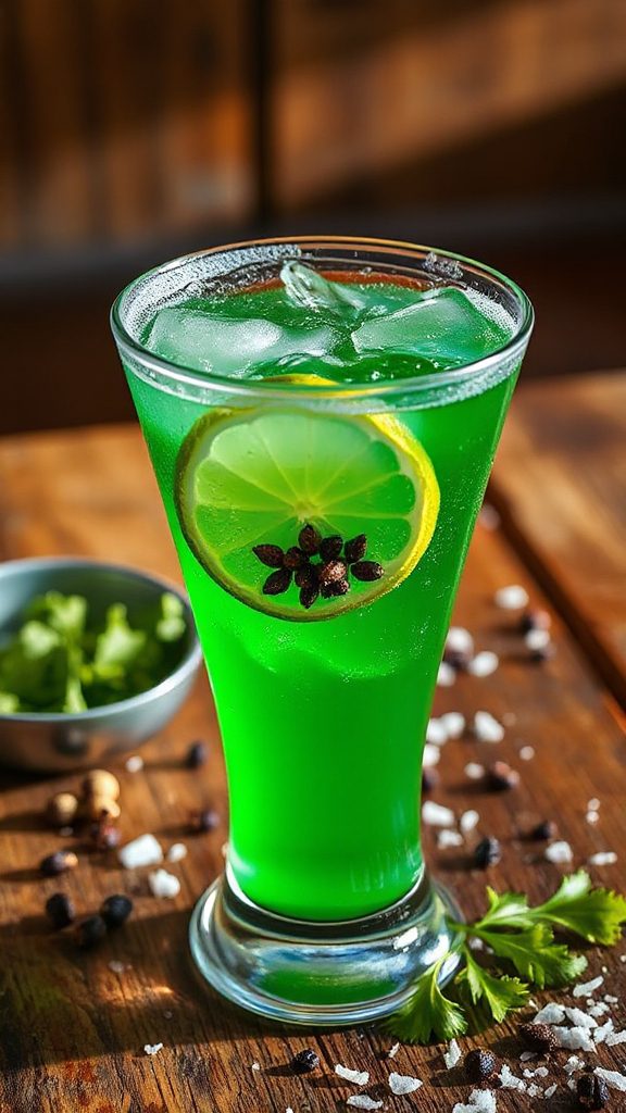 spicy margarita with grains