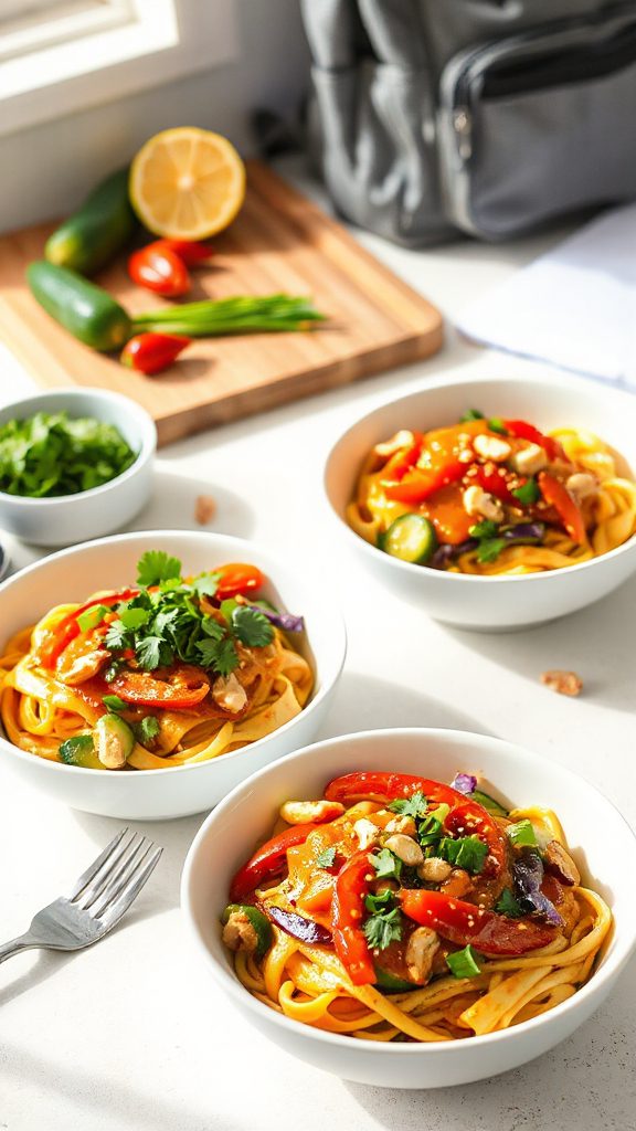 spicy peanut butter noodles