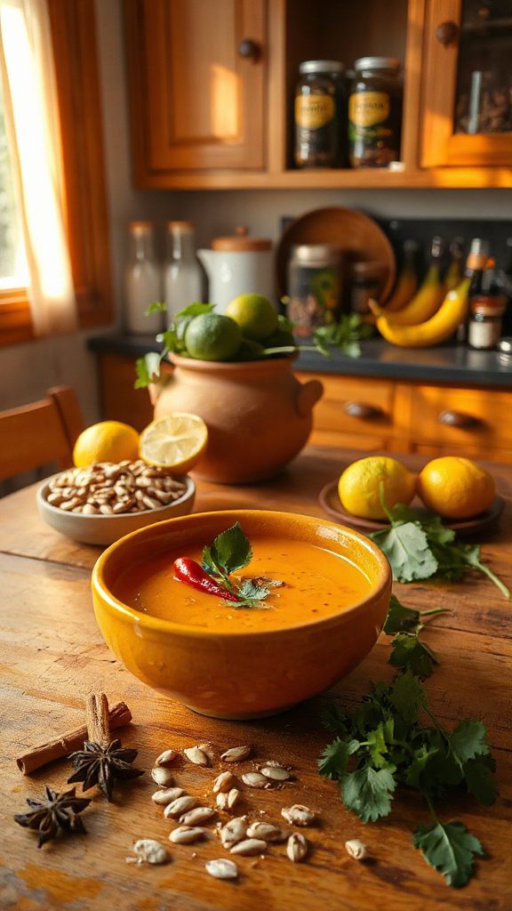 spicy pumpkin soup recipe