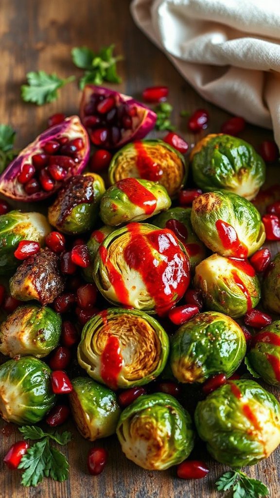 spicy roasted brussels sprouts spicy roasted brussels sprouts