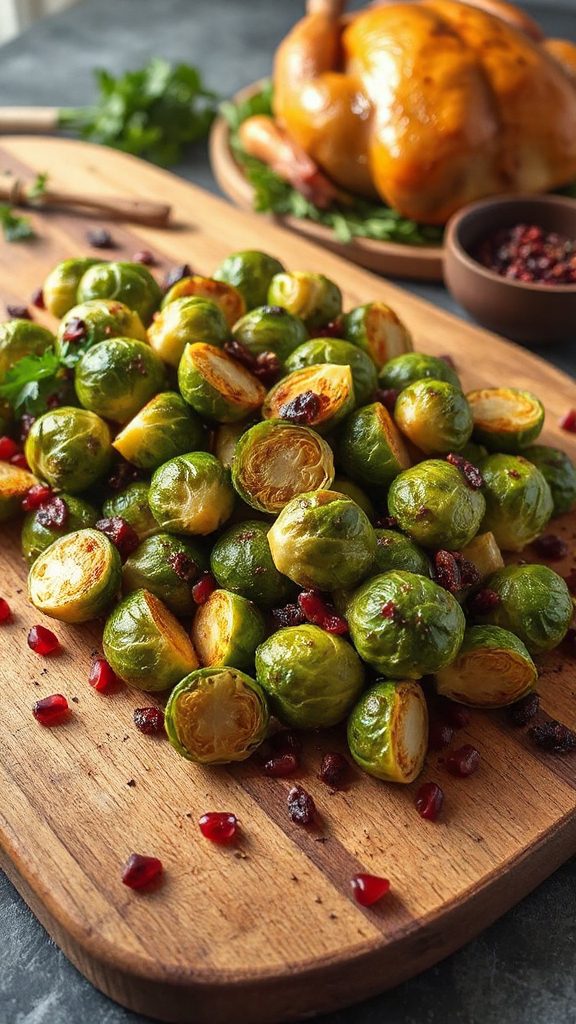 spicy roasted brussels sprouts