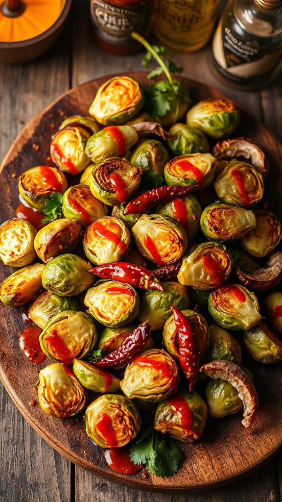 spicy roasted brussels sprouts recipe