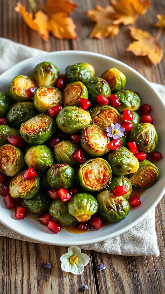 spicy roasted brussels sprouts
