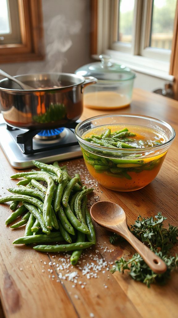 spicy smoky green bean casserole