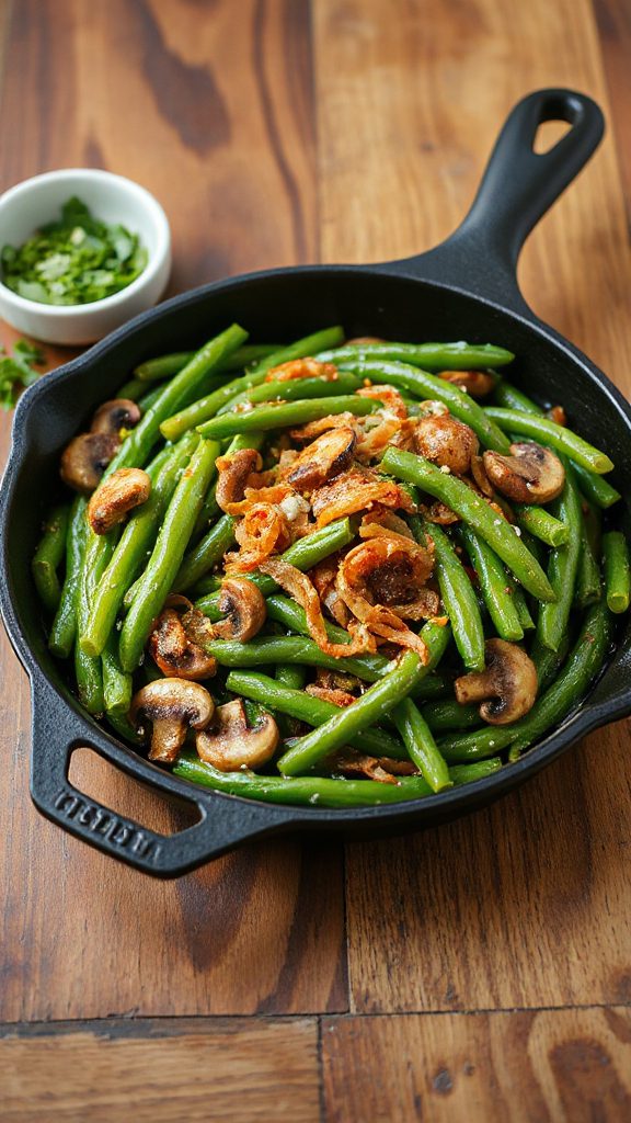 spicy southwest green bean casserole