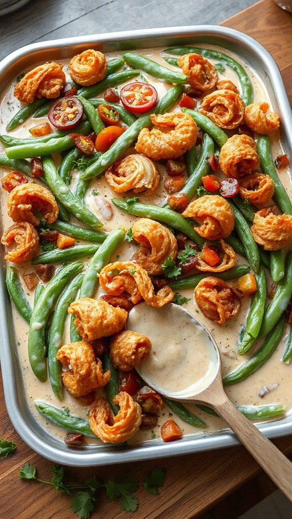 spicy southwest green bean casserole spicy southwest green bean casserole