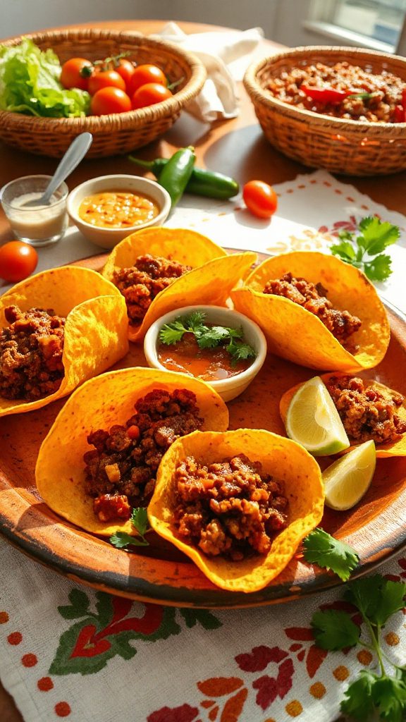 spicy stuffed corn tortillas