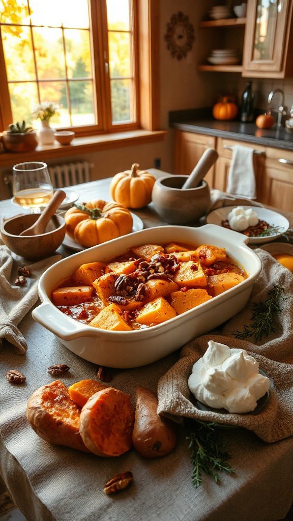 spicy sweet potato casserole