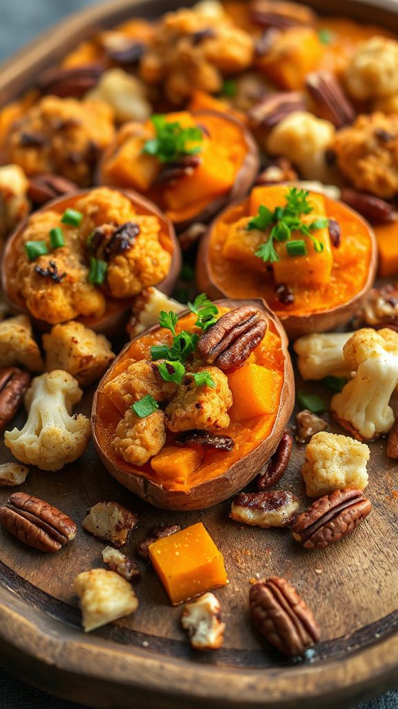 spicy sweet potato gratin