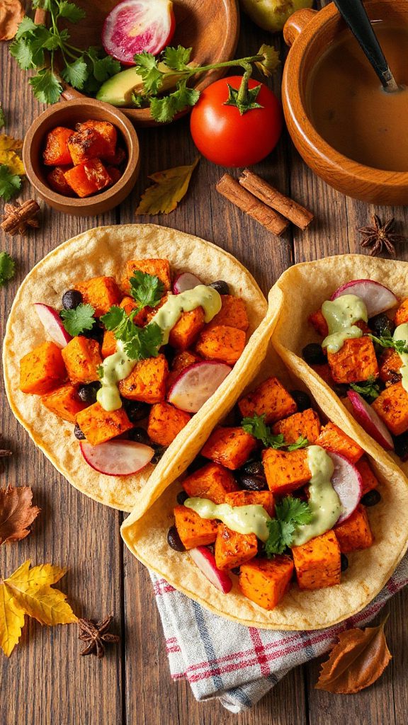 spicy sweet potato tacos spicy sweet potato tacos
