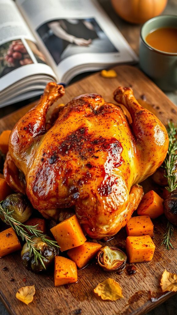 spicy sweet roasted chicken