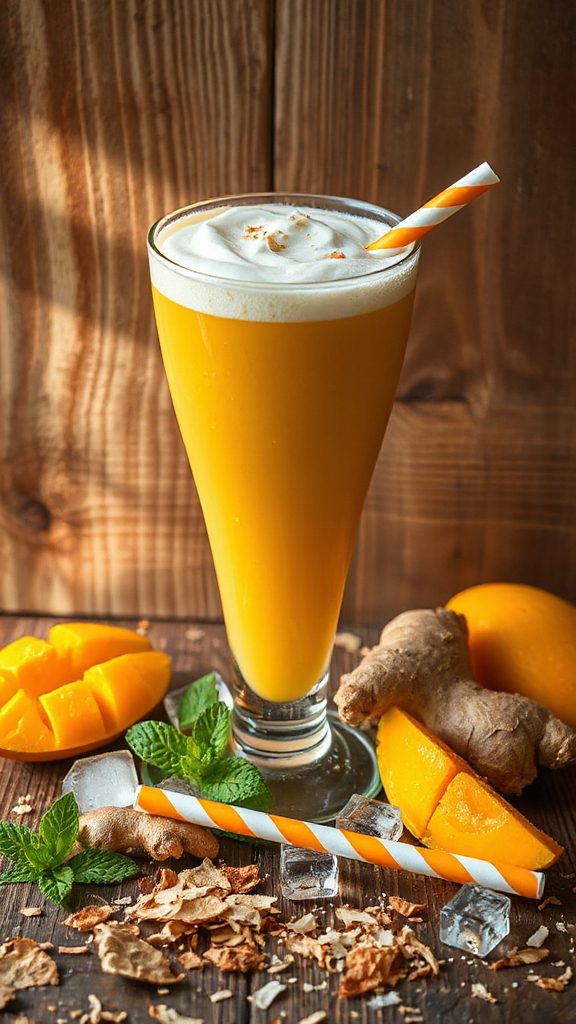spicy tropical mango smoothie spicy tropical mango smoothie
