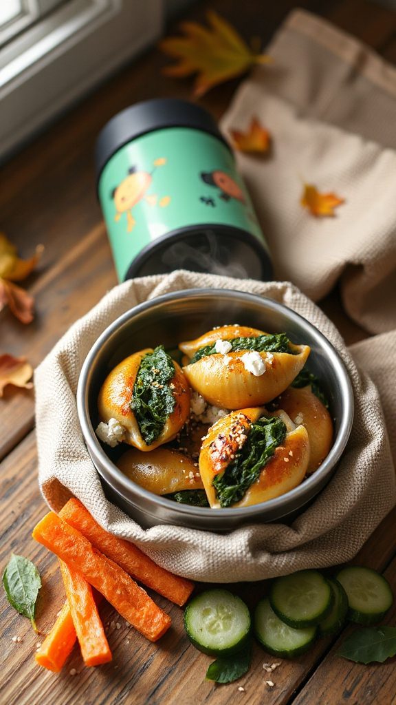 spinach and feta stuffed shells