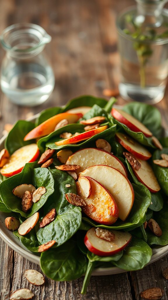 spinach apple salad recipe