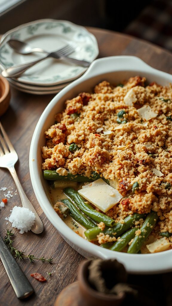 spinach artichoke green bean casserole