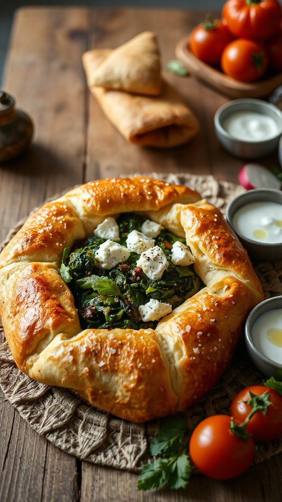 spinach feta cheese bread