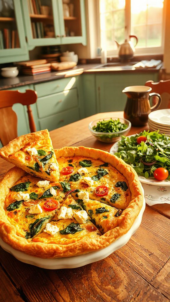 spinach feta quiche recipe spinach feta quiche recipe