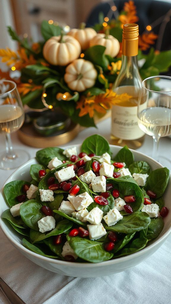 spinach salad with feta