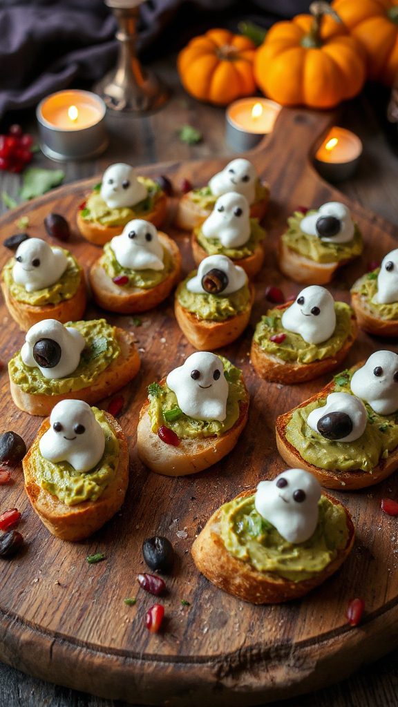 spooky avocado toast recipe