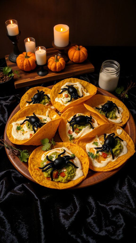 spooky cheesy taco delight