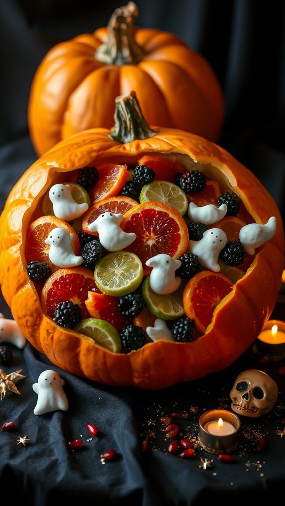 spooky citrus fruit salad