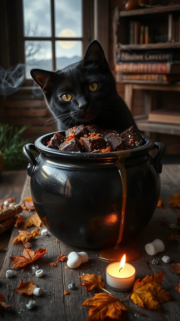 spooky dark chocolate fudge spooky dark chocolate fudge