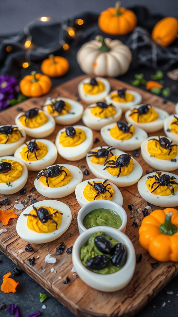 spooky deviled egg recipe
