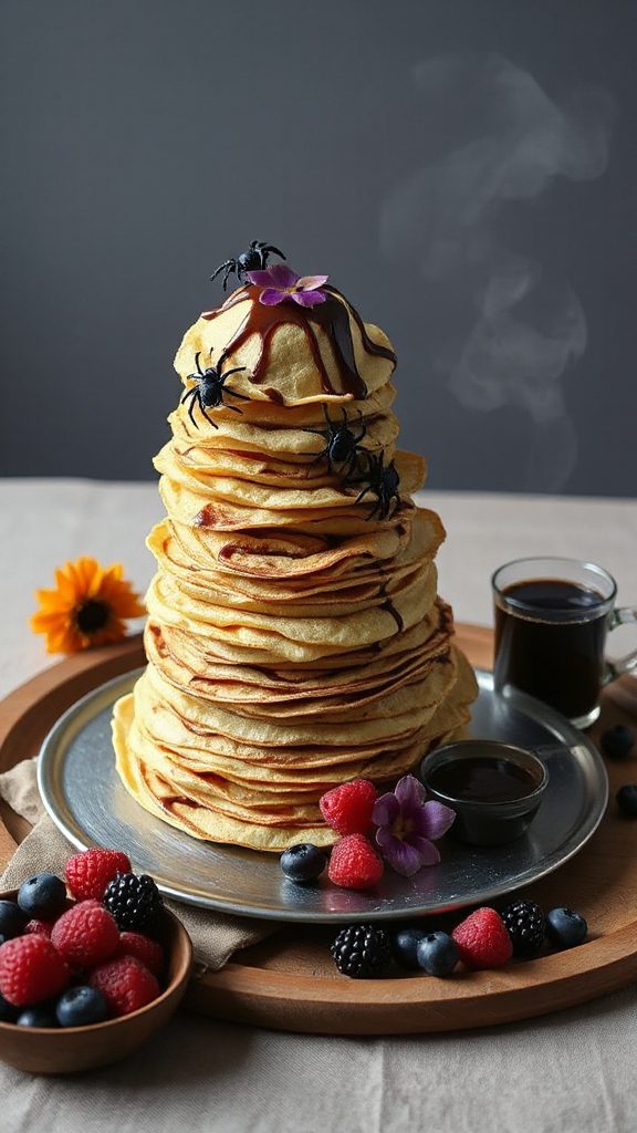 spooky halloween breakfast crepes spooky halloween breakfast crepes