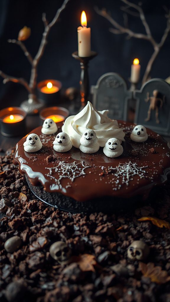 spooky halloween chocolate dessert spooky halloween chocolate dessert