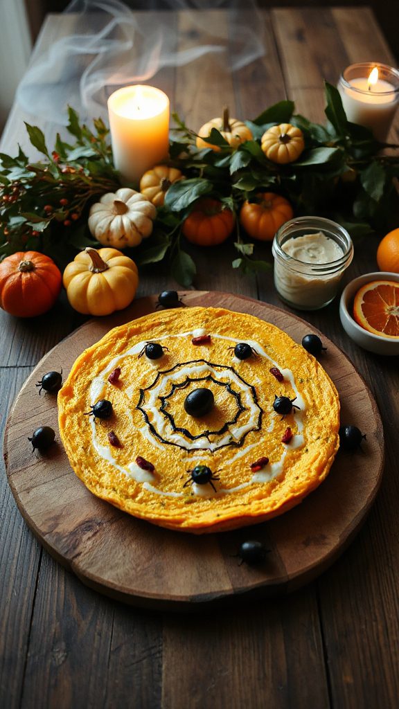 spooky halloween omelet delight