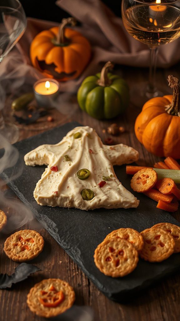 spooky jalape o cheese spread