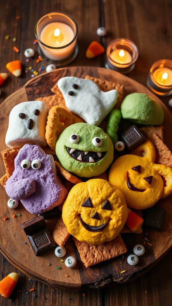 spooky monster marshmallow treats spooky monster marshmallow treats