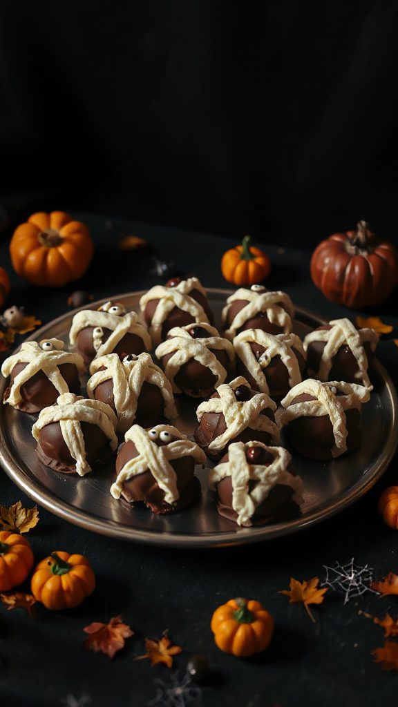 spooky mummy chocolate treats spooky mummy chocolate treats