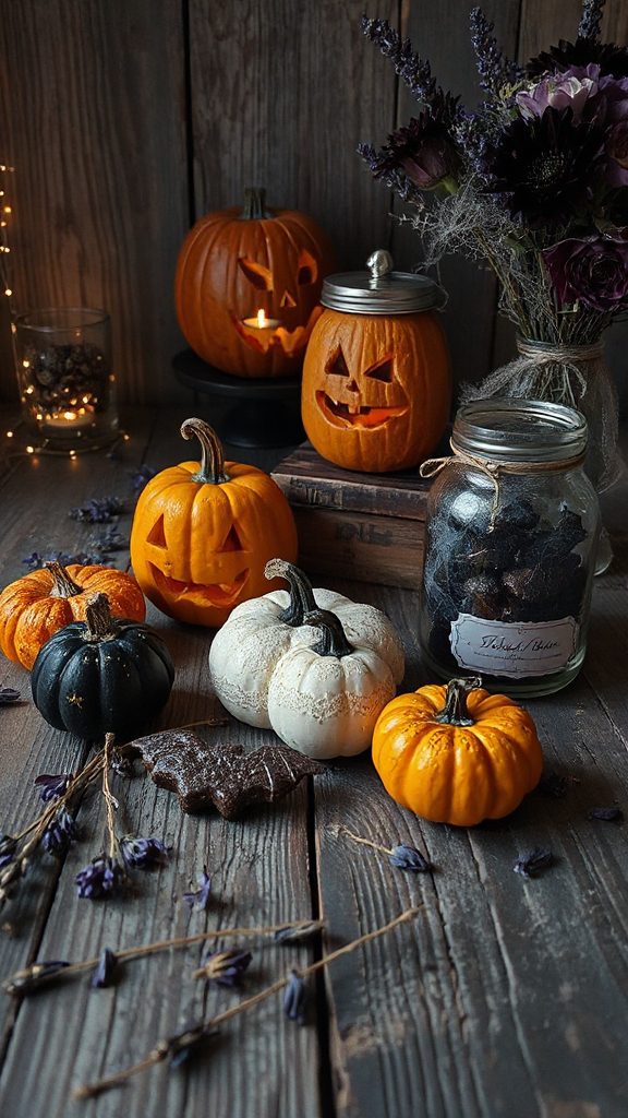 spooky pumpkin lantern decoration spooky pumpkin lantern decoration