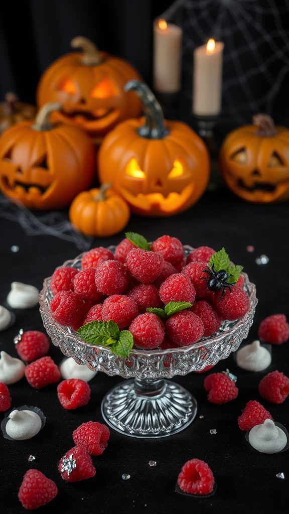 spooky raspberry chocolate treats spooky raspberry chocolate treats