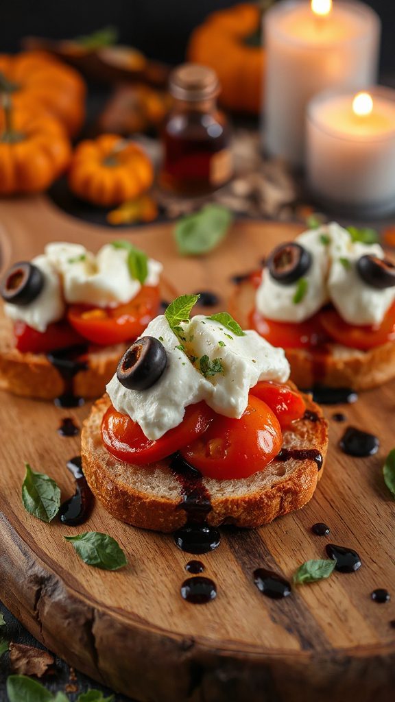 spooky savory halloween appetizer