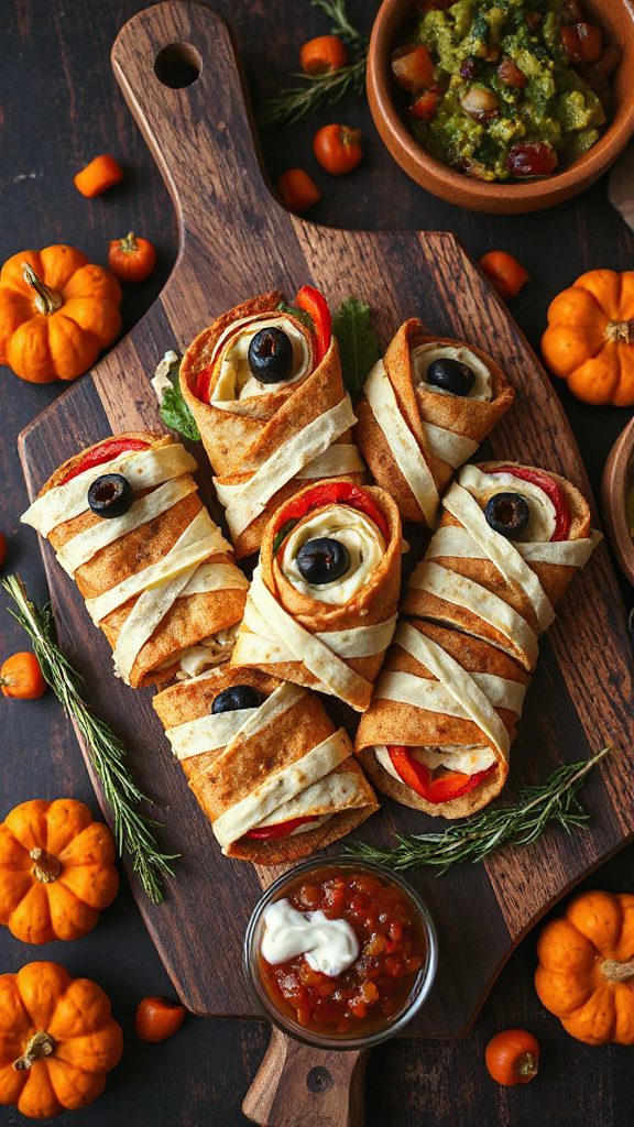 spooky savory halloween wraps spooky savory halloween wraps