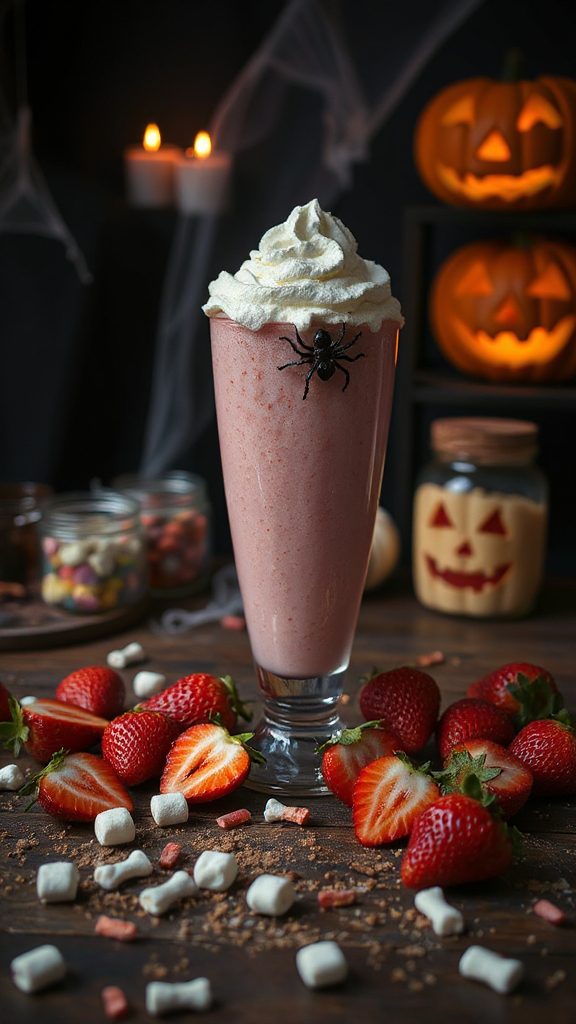 spooky strawberry shake recipe spooky strawberry shake recipe
