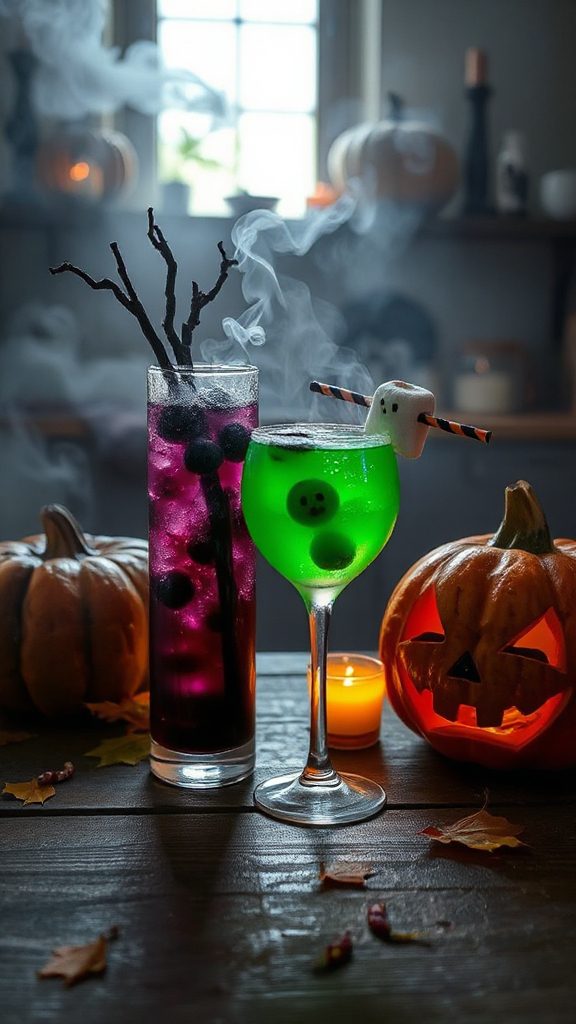 spooky tarragon mocktails recipe