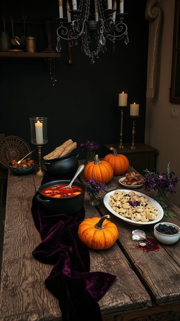 spooky tuscan pumpkin soup