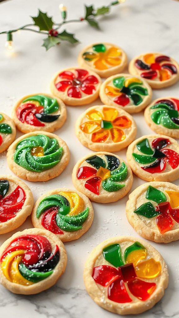 stained glass cookie decorations