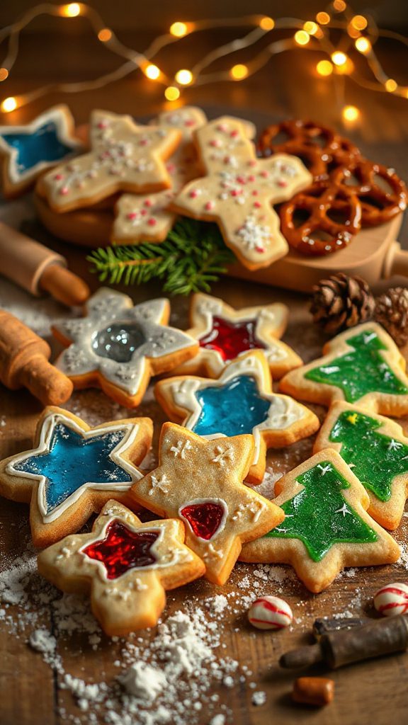 stained glass sugar cookies