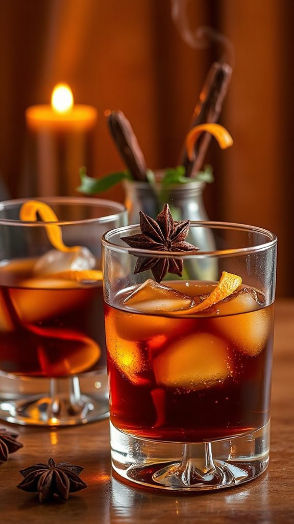 star anise bourbon cocktail