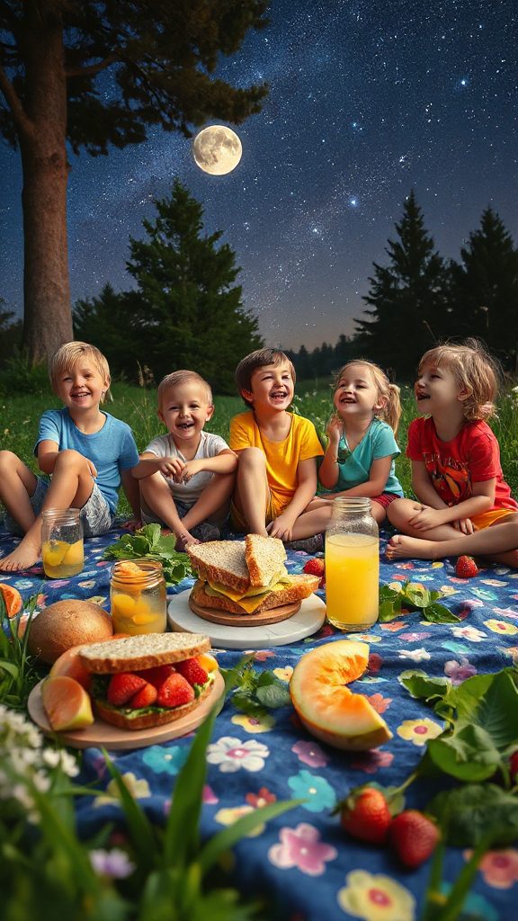 starry night kids dinner
